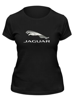 Заказать женскую футболку в Москве. Футболка классическая JAGUAR  от DESIGNER   - готовые дизайны и нанесение принтов.