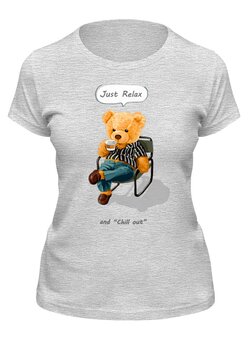 Заказать женскую футболку в Москве. Футболка классическая Релакс  от T-shirt print  - готовые дизайны и нанесение принтов.