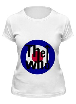 Заказать женскую футболку в Москве. Футболка классическая The Who от tito - готовые дизайны и нанесение принтов.