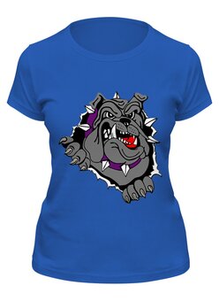 Заказать женскую футболку в Москве. Футболка классическая Bulldog от Tony Rizzo - готовые дизайны и нанесение принтов.