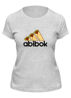 Заказать женскую футболку в Москве. Футболка классическая Abibok от baradin baradin - готовые дизайны и нанесение принтов.