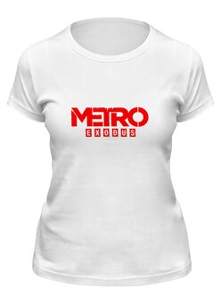 Заказать женскую футболку в Москве. Футболка классическая Metro от THE_NISE  - готовые дизайны и нанесение принтов.