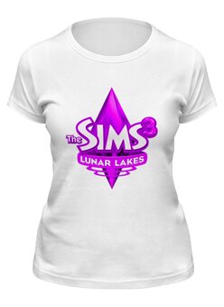 Заказать женскую футболку в Москве. Футболка классическая The Sims 3 от THE_NISE  - готовые дизайны и нанесение принтов.
