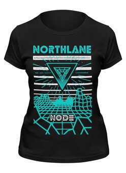 Заказать женскую футболку в Москве. Футболка классическая Northlane от geekbox - готовые дизайны и нанесение принтов.