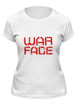 Заказать женскую футболку в Москве. Футболка классическая Warface от THE_NISE  - готовые дизайны и нанесение принтов.