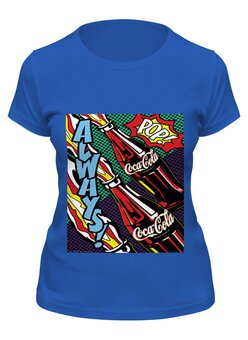 Заказать женскую футболку в Москве. Футболка классическая Coca-Cola от Fil6 - готовые дизайны и нанесение принтов.
