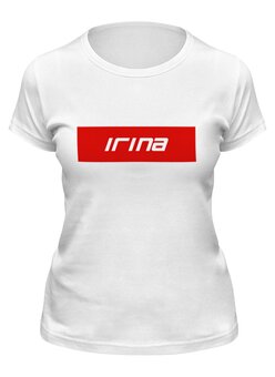 Заказать женскую футболку в Москве. Футболка классическая Irina от THE_NISE  - готовые дизайны и нанесение принтов.