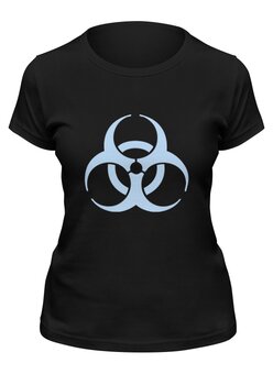 Заказать женскую футболку в Москве. Футболка классическая Biohazard от Jimmy Flash - готовые дизайны и нанесение принтов.