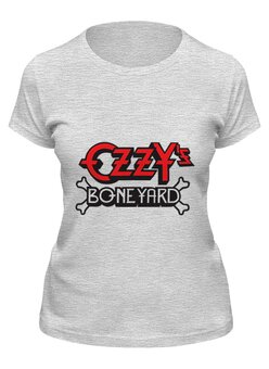 Заказать женскую футболку в Москве. Футболка классическая OZZY Osbourne от Fedor - готовые дизайны и нанесение принтов.