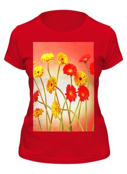 Заказать женскую футболку в Москве. Футболка классическая Весна от THE_NISE  - готовые дизайны и нанесение принтов.
