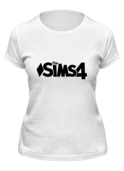 Заказать женскую футболку в Москве. Футболка классическая  Sims 4 от THE_NISE  - готовые дизайны и нанесение принтов.