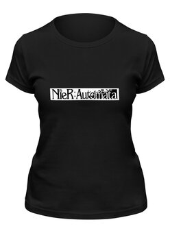 Заказать женскую футболку в Москве. Футболка классическая NieR Automata от THE_NISE  - готовые дизайны и нанесение принтов.