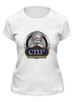 Заказать женскую футболку в Москве. Футболка классическая Crazy machines от THE_NISE  - готовые дизайны и нанесение принтов.