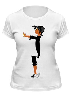 Заказать женскую футболку в Москве. Футболка классическая Хип хоп от Anastasia Tretyachenko - готовые дизайны и нанесение принтов.