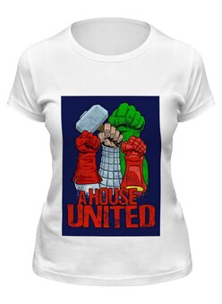 Заказать женскую футболку в Москве. Футболка классическая детская футболка слгэ от торгаш - готовые дизайны и нанесение принтов.