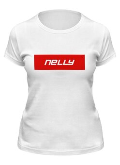 Заказать женскую футболку в Москве. Футболка классическая Nelly от THE_NISE  - готовые дизайны и нанесение принтов.