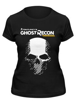 Заказать женскую футболку в Москве. Футболка классическая Tom Clancy's Ghost Recon Wildlands от geekbox - готовые дизайны и нанесение принтов.