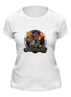 Заказать женскую футболку в Москве. Футболка классическая  Blackguards от THE_NISE  - готовые дизайны и нанесение принтов.