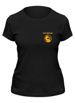 Заказать женскую футболку в Москве. Футболка классическая Mortal Kombat 11 от Nos  - готовые дизайны и нанесение принтов.