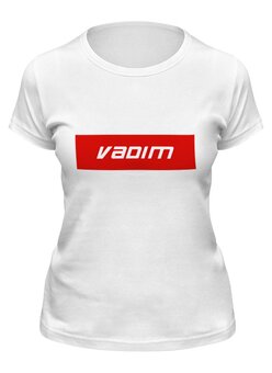 Заказать женскую футболку в Москве. Футболка классическая Vadim от THE_NISE  - готовые дизайны и нанесение принтов.