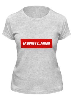 Заказать женскую футболку в Москве. Футболка классическая Vasilisa от THE_NISE  - готовые дизайны и нанесение принтов.