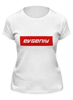 Заказать женскую футболку в Москве. Футболка классическая Evgeniy от THE_NISE  - готовые дизайны и нанесение принтов.