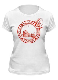 Заказать женскую футболку в Москве. Футболка классическая ☮ TRAVEL ☮ от balden - готовые дизайны и нанесение принтов.
