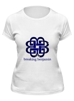 Заказать женскую футболку в Москве. Футболка классическая Breaking Benjamin от Fedor - готовые дизайны и нанесение принтов.