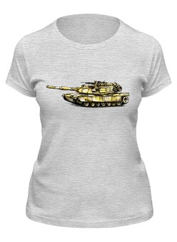 Заказать женскую футболку в Москве. Футболка классическая Абрамс (танк) от printik - готовые дизайны и нанесение принтов.
