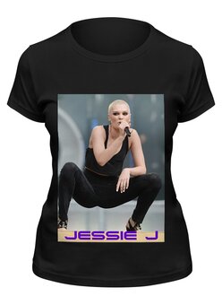 Заказать женскую футболку в Москве. Футболка классическая Jessie J от Vladec11 - готовые дизайны и нанесение принтов.