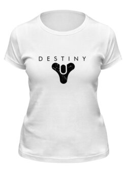 Заказать женскую футболку в Москве. Футболка классическая Destiny 2 от THE_NISE  - готовые дизайны и нанесение принтов.