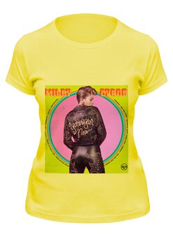 Заказать женскую футболку в Москве. Футболка классическая Miley Cyrus от Vladec11 - готовые дизайны и нанесение принтов.