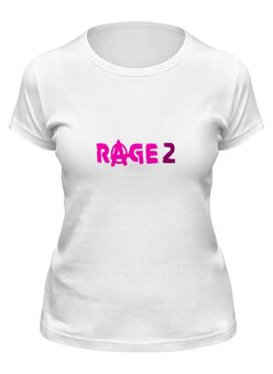 Заказать женскую футболку в Москве. Футболка классическая  Rage 2 от THE_NISE  - готовые дизайны и нанесение принтов.