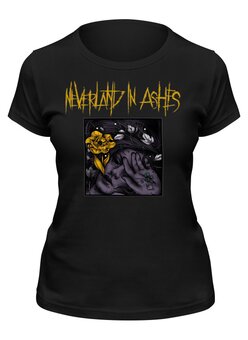 Заказать женскую футболку в Москве. Футболка классическая neverland in ashes band от Leichenwagen - готовые дизайны и нанесение принтов.