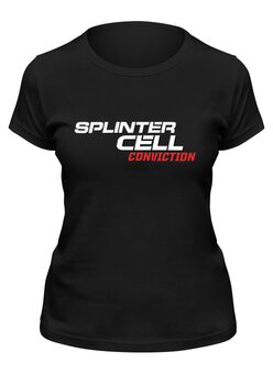 Заказать женскую футболку в Москве. Футболка классическая Splinter Cell от THE_NISE  - готовые дизайны и нанесение принтов.