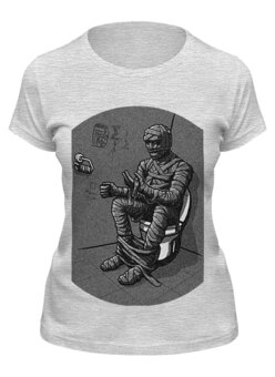 Заказать женскую футболку в Москве. Футболка классическая Mummy от Mily - готовые дизайны и нанесение принтов.