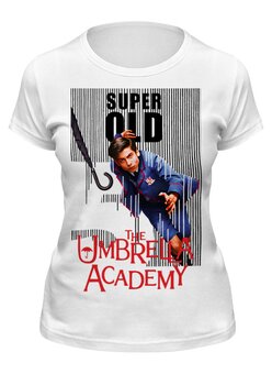 Заказать женскую футболку в Москве. Футболка классическая The Umbrella Academy   от T-shirt print  - готовые дизайны и нанесение принтов.