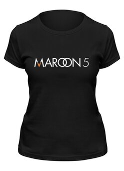Заказать женскую футболку в Москве. Футболка классическая Группа "Maroon 5" от Fedor - готовые дизайны и нанесение принтов.