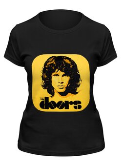 Заказать женскую футболку в Москве. Футболка классическая The Doors от Just kidding - готовые дизайны и нанесение принтов.
