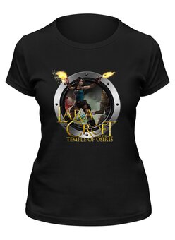 Заказать женскую футболку в Москве. Футболка классическая Lara Croft от THE_NISE  - готовые дизайны и нанесение принтов.