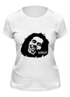 Заказать женскую футболку в Москве. Футболка классическая MARLEY от gent777 - готовые дизайны и нанесение принтов.