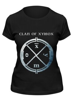 Заказать женскую футболку в Москве. Футболка классическая Clan of Xymox от OEX design - готовые дизайны и нанесение принтов.