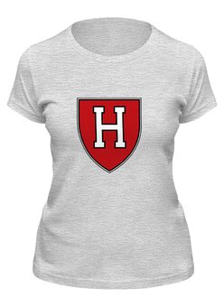 Заказать женскую футболку в Москве. Футболка классическая Гарвард Кримсон (Harvard Crimson)  от KinoArt - готовые дизайны и нанесение принтов.