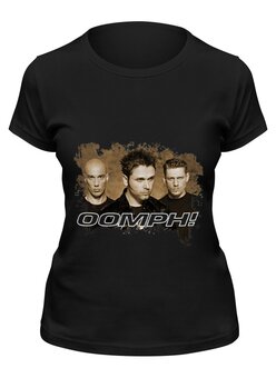 Заказать женскую футболку в Москве. Футболка классическая OOMPH! от OEX design - готовые дизайны и нанесение принтов.