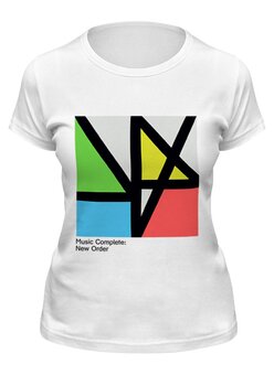 Заказать женскую футболку в Москве. Футболка классическая New Order ‎/ Music Complete от OEX design - готовые дизайны и нанесение принтов.