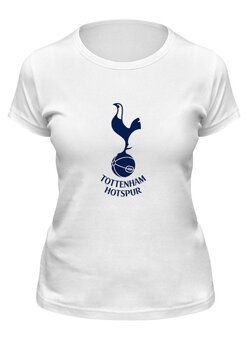 Заказать женскую футболку в Москве. Футболка классическая Tottenham Hotspur от THE_NISE  - готовые дизайны и нанесение принтов.