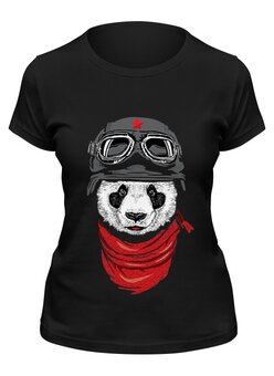 Заказать женскую футболку в Москве. Футболка классическая Soviet panda от priceless - готовые дизайны и нанесение принтов.