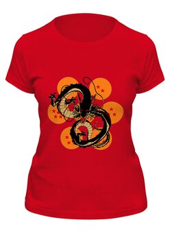 Заказать женскую футболку в Москве. Футболка классическая Китайский дракон  от hideo_kojima - готовые дизайны и нанесение принтов.