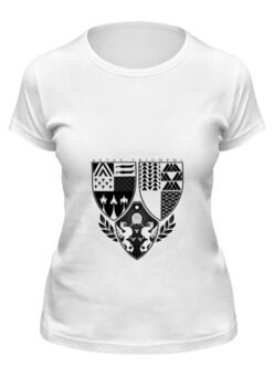 Заказать женскую футболку в Москве. Футболка классическая Age of Triumph (White) от Михаил - готовые дизайны и нанесение принтов.
