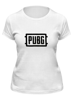 Заказать женскую футболку в Москве. Футболка классическая  игра PUBG от THE_NISE  - готовые дизайны и нанесение принтов.